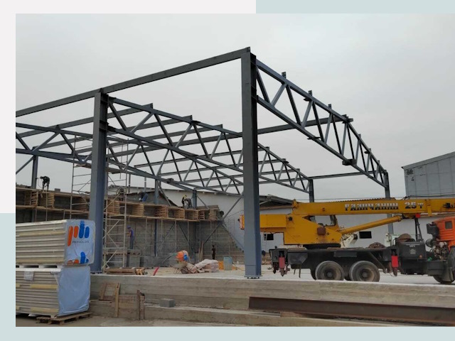 Строительство цехов в Лыткарино