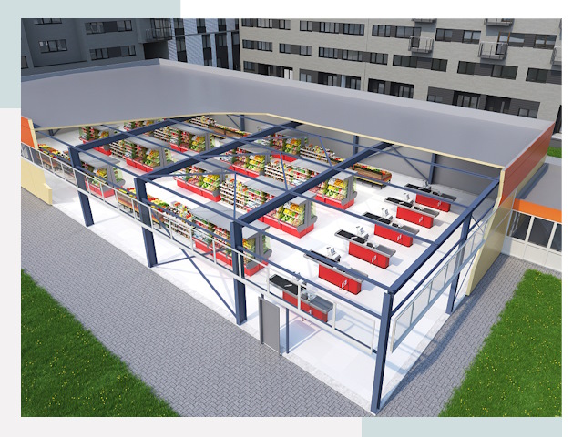 Строительство магазинов в Лыткарино от 615 руб. за м²