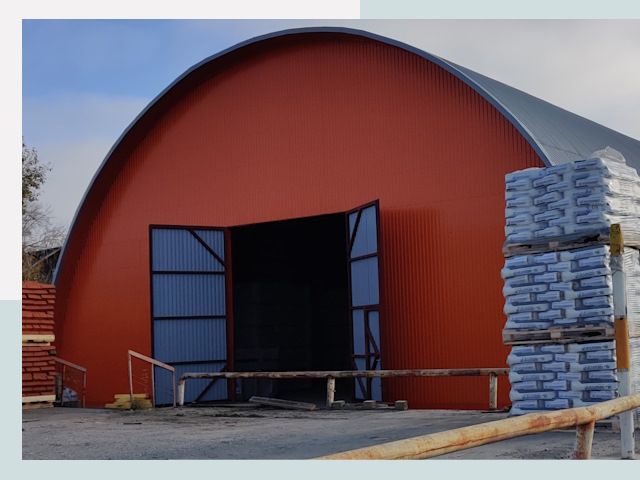 Полукруглые ангары по цене от 615 руб. в Лыткарино