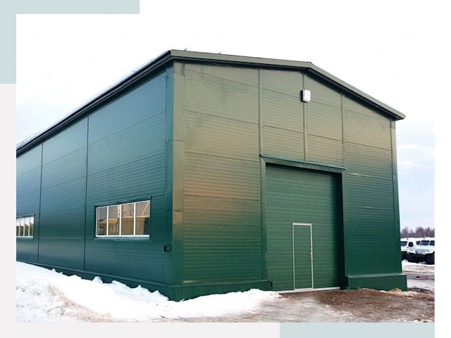 Двускатные ангары в Лыткарино