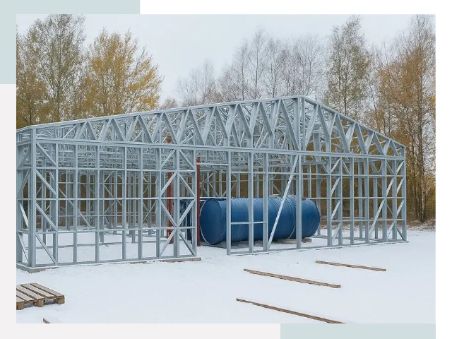 Металлические ангары в Лыткарино