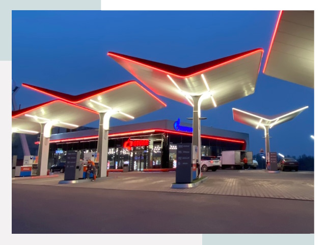 Навесы для АЗС в Лыткарино