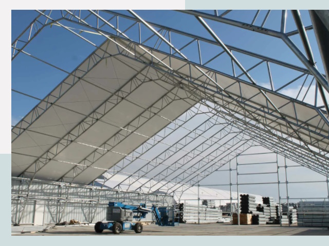 Каркасно-тентовые сооружения от СтальСтрой-Лтк по цене 615 руб.