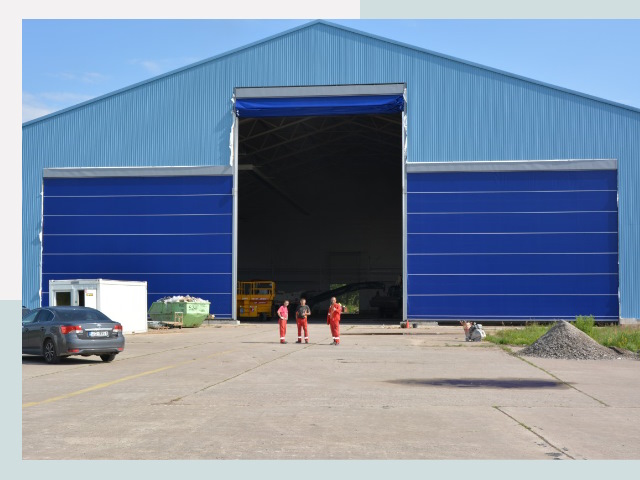 Ангарные ворота в Лыткарино от СтальСтрой-Лтк по цене 615 руб.