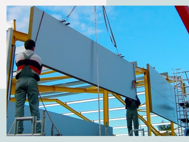 Монтаж сэндвич-панелей в Лыткарино от 615 руб.